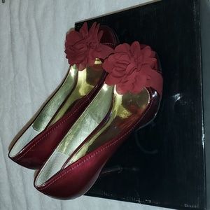 Carlos Santana Ruby Red, Burgundy Heels-8